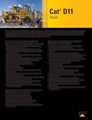 बुलडोजर Caterpillar D11 CD