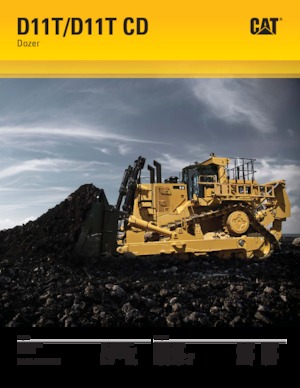 बुलडोजर Caterpillar D11T CD