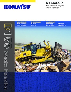 बुलडोजर Komatsu D155AX-7 WH