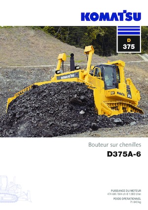 बुलडोजर Komatsu D375A-6