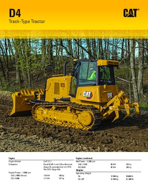 बुलडोजर Caterpillar D4 LGP