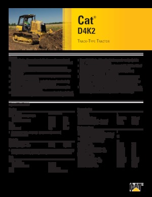 बुलडोजर Caterpillar D4K2 XL