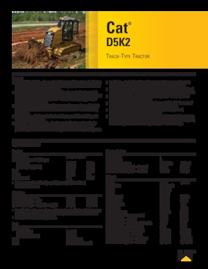 बुलडोजर Caterpillar D5K2 XL