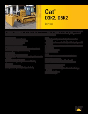 बुलडोजर Caterpillar D5K2 XL SHIPHOLD/PORT HANDLING