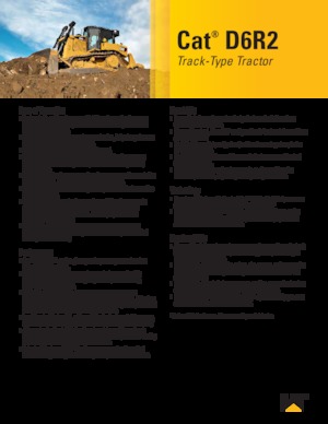 बुलडोजर Caterpillar D6R2 LGP