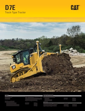 बुलडोजर Caterpillar D7E