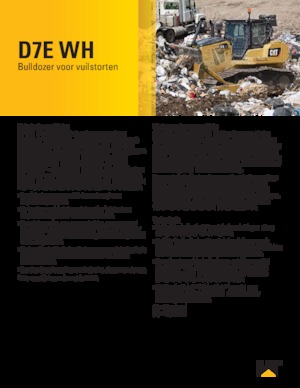 बुलडोजर Caterpillar D7E WH