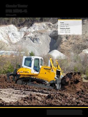बुलडोजर Liebherr PR 734-4 XL