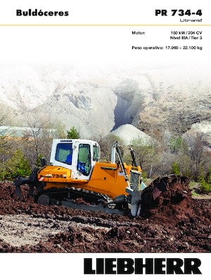 बुलडोजर Liebherr PR 734-4 XL