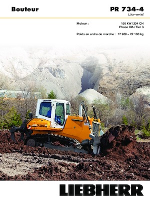 बुलडोजर Liebherr PR 734-4 XL