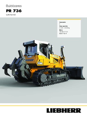बुलडोजर Liebherr PR 736  XL G8.0