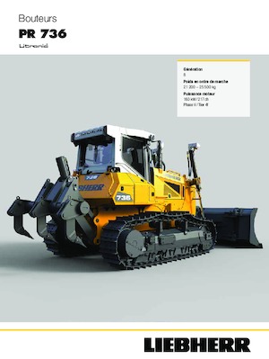 बुलडोजर Liebherr PR 736  XL G8.0