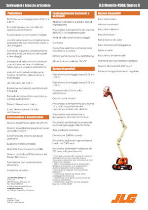 व्हील्ड आर्टिकुलेटिंग बूम लिफ्ट JLG 450 AJ Serie II