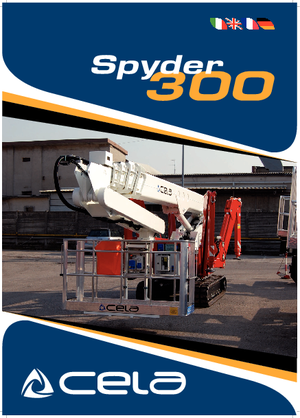 क्रॉलर टेलीस्कोपिक बूम लिफ्ट CELA Spyder 300