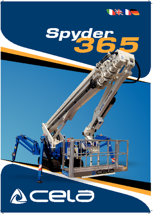 क्रॉलर टेलीस्कोपिक बूम लिफ्ट CELA Spyder 365