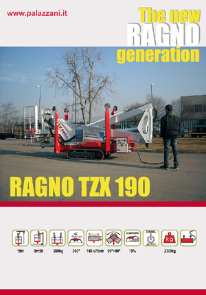 क्रॉलर आर्टिकुलेटिंग बूम लिफ्ट Palazzani TZX 190 C