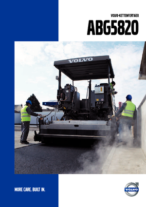 ट्रैक्ड एस्फाल्ट पेवर Volvo ABG5820