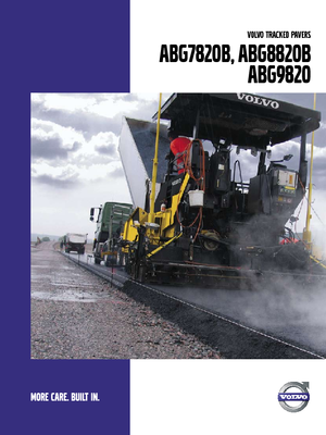 ट्रैक्ड एस्फाल्ट पेवर Volvo ABG8820
