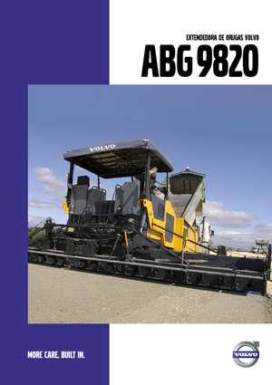 ट्रैक्ड एस्फाल्ट पेवर Volvo ABG9820