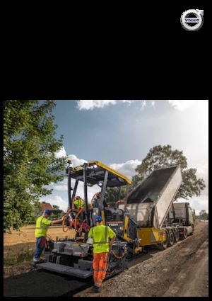 ट्रैक्ड एस्फाल्ट पेवर Volvo ABG2820