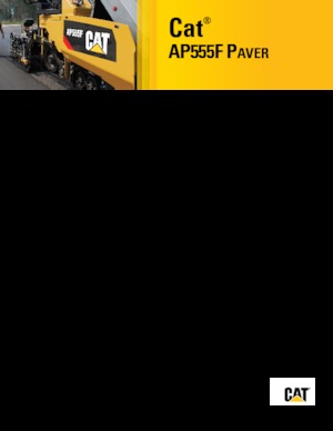 ट्रैक्ड एस्फाल्ट पेवर Caterpillar AP555F