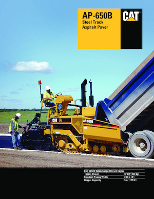 ट्रैक्ड एस्फाल्ट पेवर Caterpillar AP650B
