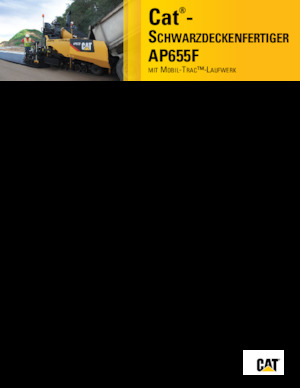 ट्रैक्ड एस्फाल्ट पेवर Caterpillar AP655F