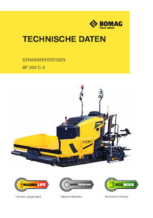 ट्रैक्ड एस्फाल्ट पेवर Bomag BF 200 C 2 S 200