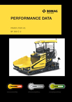 ट्रैक्ड एस्फाल्ट पेवर Bomag BF 300 C 2 S 340-2