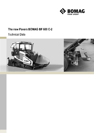 ट्रैक्ड एस्फाल्ट पेवर Bomag BF 600 C 2 S 500