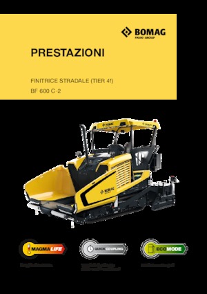 ट्रैक्ड एस्फाल्ट पेवर Bomag BF 600 C 2 S 600