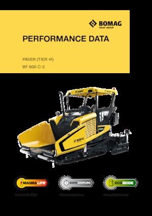 ट्रैक्ड एस्फाल्ट पेवर Bomag BF 600 C 2 S 600