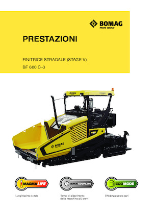 ट्रैक्ड एस्फाल्ट पेवर Bomag BF 600 C 3 S 600