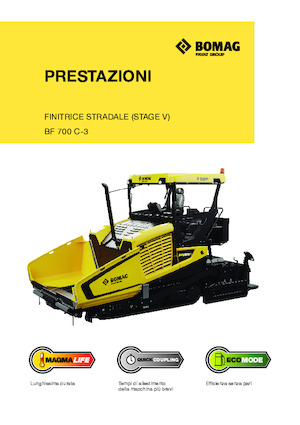 ट्रैक्ड एस्फाल्ट पेवर Bomag BF 700 C 3 S 500