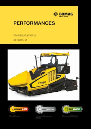 ट्रैक्ड एस्फाल्ट पेवर Bomag BF 800 C 2 S 500