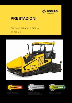 ट्रैक्ड एस्फाल्ट पेवर Bomag BF 800 C 2 S 500