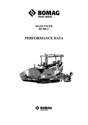 ट्रैक्ड एस्फाल्ट पेवर Bomag BF 800 C S 600
