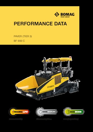 ट्रैक्ड एस्फाल्ट पेवर Bomag BF 900 C S 600