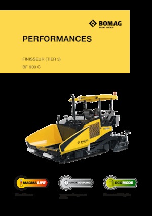 ट्रैक्ड एस्फाल्ट पेवर Bomag BF 900 C S 600