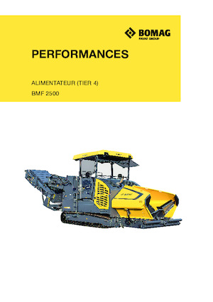 ट्रैक्ड एस्फाल्ट पेवर Bomag BMF 2500 S