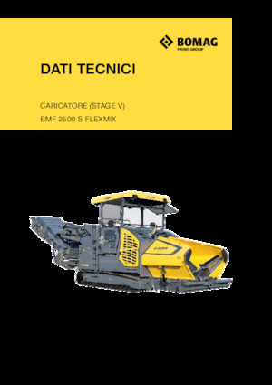 ट्रैक्ड एस्फाल्ट पेवर Bomag BMF 2500 S FLEXMIX