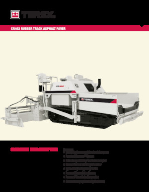 ट्रैक्ड एस्फाल्ट पेवर Terex CR462