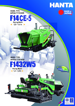 ट्रैक्ड एस्फाल्ट पेवर Hanta F 14 CE-5