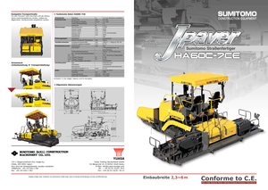 ट्रैक्ड एस्फाल्ट पेवर Sumitomo HA 60 C-7 CE