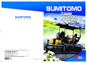 ट्रैक्ड एस्फाल्ट पेवर Sumitomo HA60C-11
