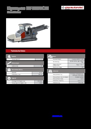 ट्रैक्ड एस्फाल्ट पेवर Dynapac MF2500CM
