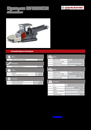 ट्रैक्ड एस्फाल्ट पेवर Dynapac MF2500CM