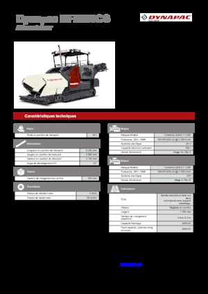 ट्रैक्ड एस्फाल्ट पेवर Dynapac MF2500CS