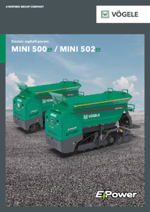 ट्रैक्ड एस्फाल्ट पेवर Vögele MINI 500e