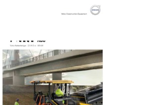 ट्रैक्ड एस्फाल्ट पेवर Volvo P4820D ABG 